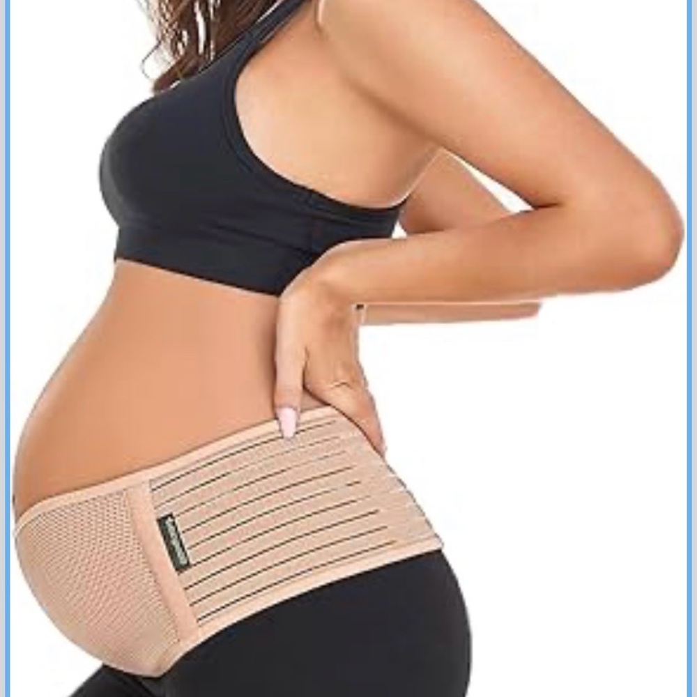 Beige pregnancy  belly band